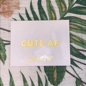 ✰ colourpop cute af eyeshadow palette ✰